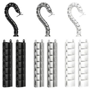 Adjustable Snake Cable Spine Desk Cable Organizer Wire Management Solution
